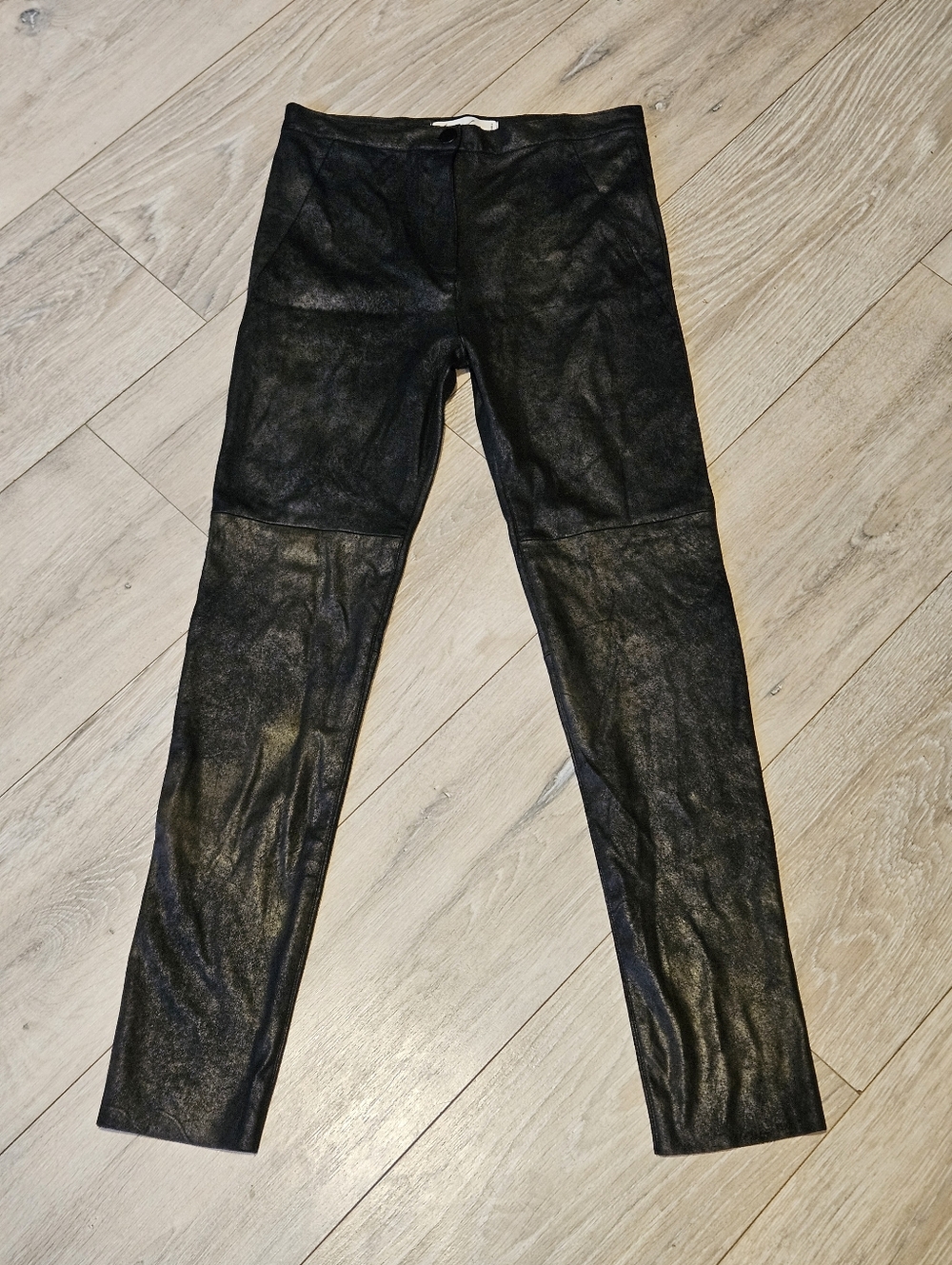 Endless Love ~ Black Mid-rise Zip Fly Stretchy Pants ~ Women's Small